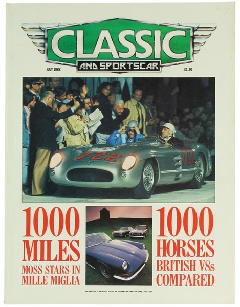 CLASSIC AND SPORTSCAR - JULY 1988.