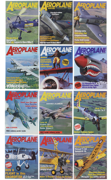 AEROPLANE MONTHLY - January-December, 1987 - Complete Year of 12 …