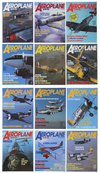 AEROPLANE MONTHLY - January-December, 1986 - Complete Year of 12 …