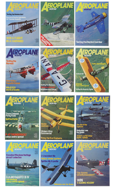 AEROPLANE MONTHLY - January-December, 1984 - Complete Year of 12 …