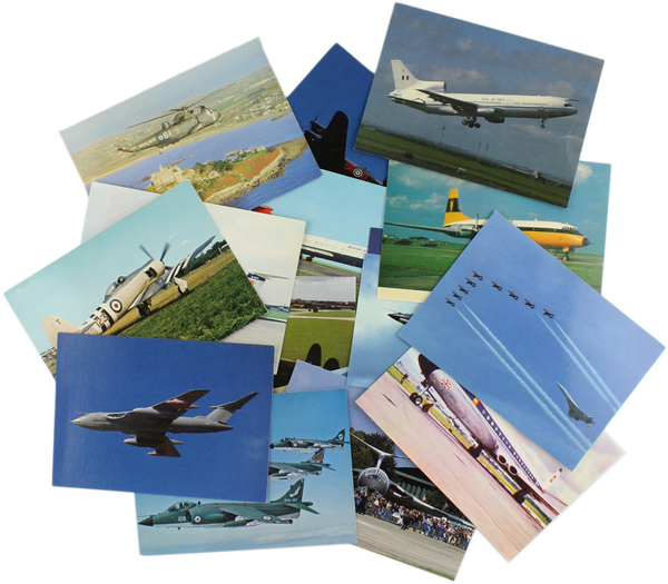AEREI CIVILI E MILITARI INGLESI - 20 cartoline nuove