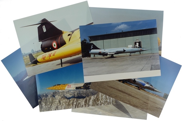LOCKHEED F-104 STARFIGHTER - SETTE VERE FOTO DEGLI ANNI 1985-1990.