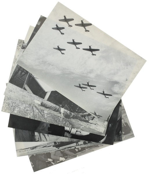 BATTLE OF BRITAIN - EIGHT HISTORIC PHOTOGRAPHS.
