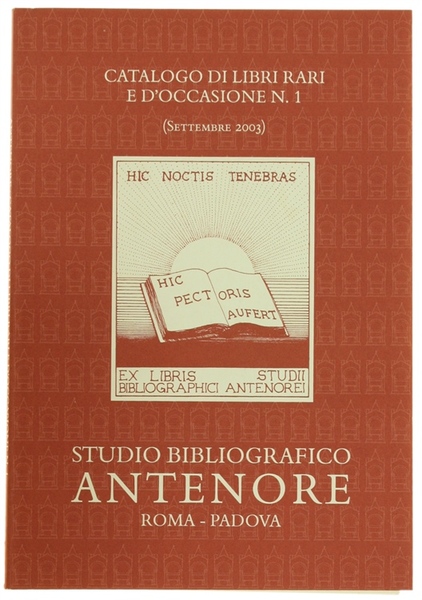 CATALOGO DI LIBRI RARI E D'OCCASIONE N.1.