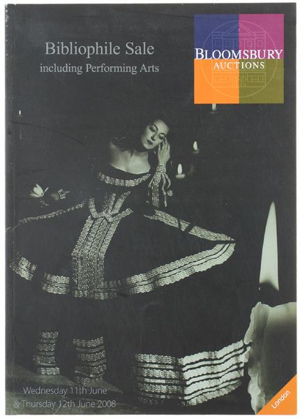 CATALOGUE OF BIBLIOPHILE SALE INCLUDING PERFORMING ARTS. Sale 653.