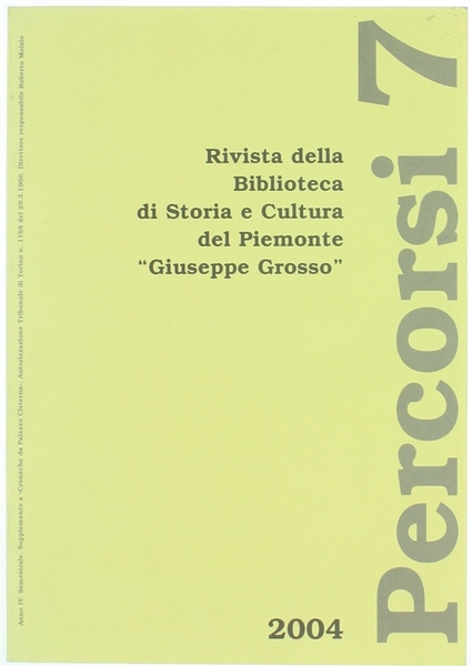 PERCORSI - Rivista della Biblioteca di storia e cultura del …