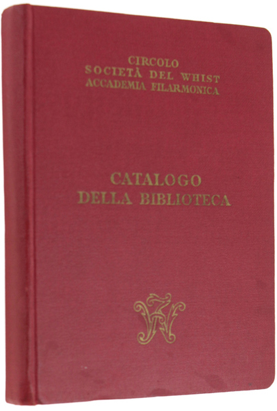 CATALOGO DELLA BIBLIOTECA. Anno 1955.