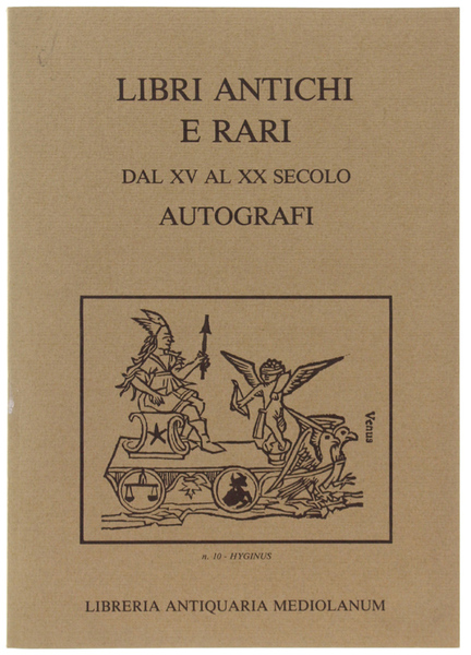 LIBRI ANTICHI E RARI dal XV al XX secolo - …