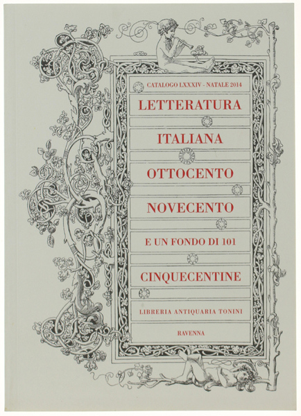 LETTERATURA ITALIIANA DELL'OTTOCENTO E DEL NOVECENTO - UN FONDO DI …