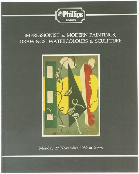 IMPRESSIONIST & MODERN PAINTINGS, DRAWINGS, WATERCOLOURS & SCULPTURE. Monday 27 …