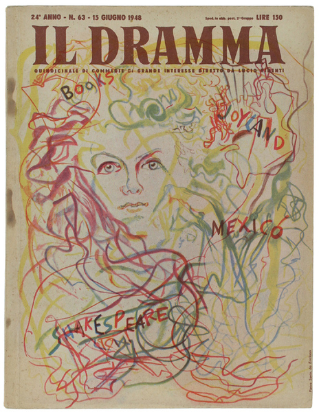 IL DRAMMA N. 63, giugno 1948. Copertina originale di Pietro …