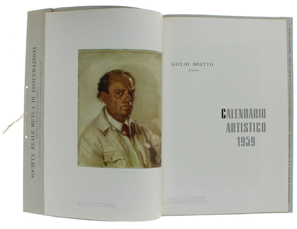 GIULIO BOETTO PITTORE. CALENDARIO ARTISTICO 1959.