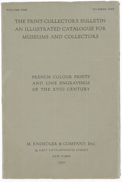 FRENCH COLOUR PRINTS AND LINE ENGRAVINGS OF THE XVIII CENTURY.