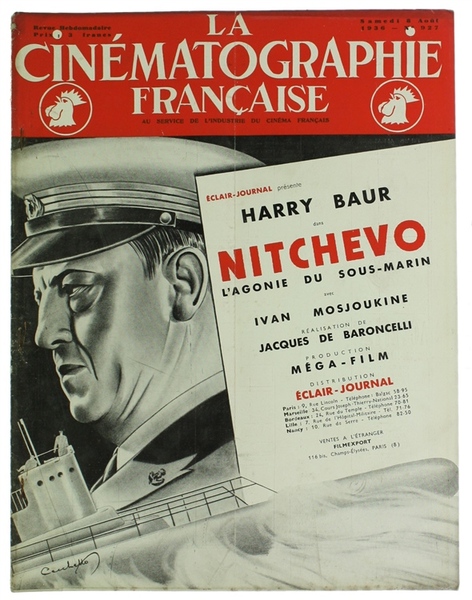 LA CINEMATOGRAPHIE FRANÇAISE - N° 927.