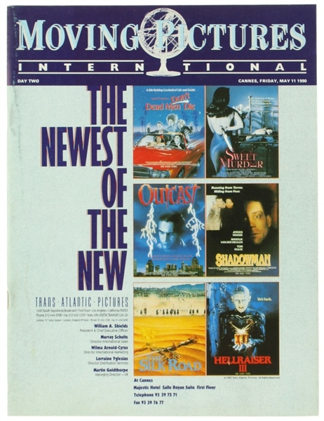 MOVING PICTURES INTERNATIONAL - Day two. Cannes, Friday, May 11 …