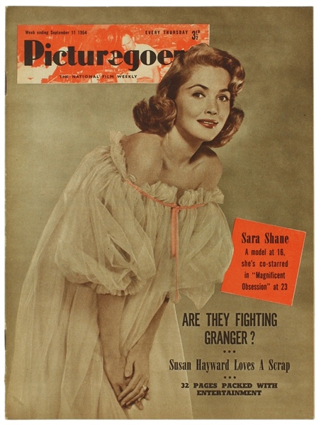 PICTUREGOER The National Film Weekly, September 11, 1954. Front Cover: …