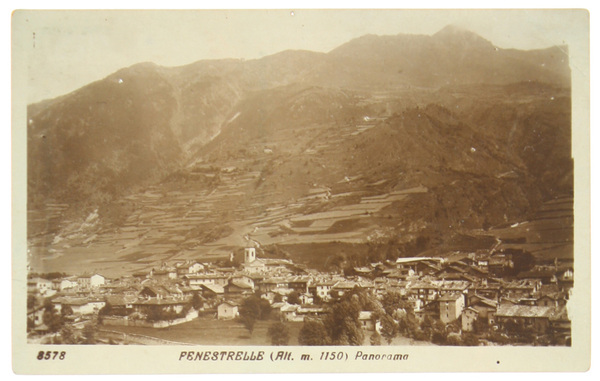 FENESTRELLE- PANORAMA (Cartolina).