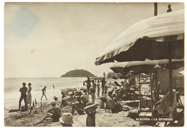 ALBENGA - LA SPIAGGIA (Cartolina).