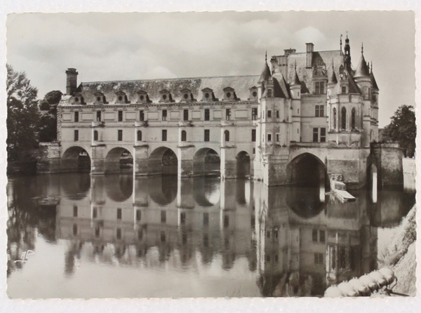 CHENONCEAUX (Indre-et-Loire) Façade Est (Cartolina).