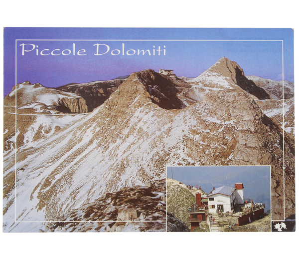 PICCOLE DOLOMITI: LA CIMA DEL CAREGA - RIFUGIO FRACCAROLI (Cartolina)