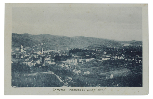 TARCENTO - PANORAMA DAL CASTELLO MORETTI (cartolina inizio '900)