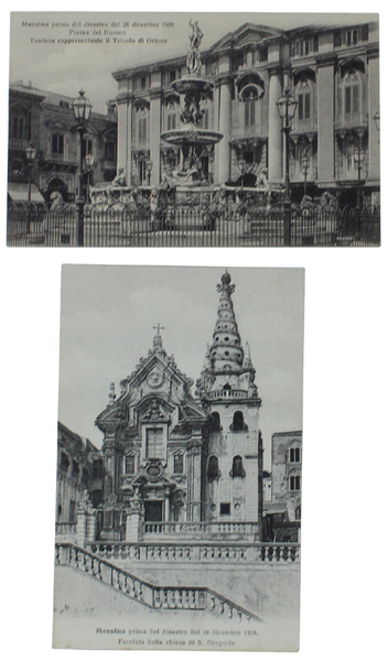 MESSINA PRIMA DEL DISASTRO DEL 28 DICEMBRE 1908: PIAZZA DEL …