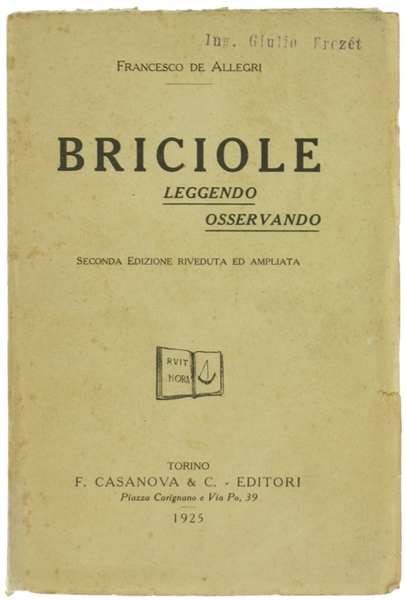 BRICIOLE. Leggendo, osservando.