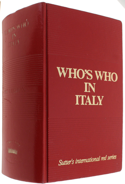 WHO'S WHO IN ITALY 1987