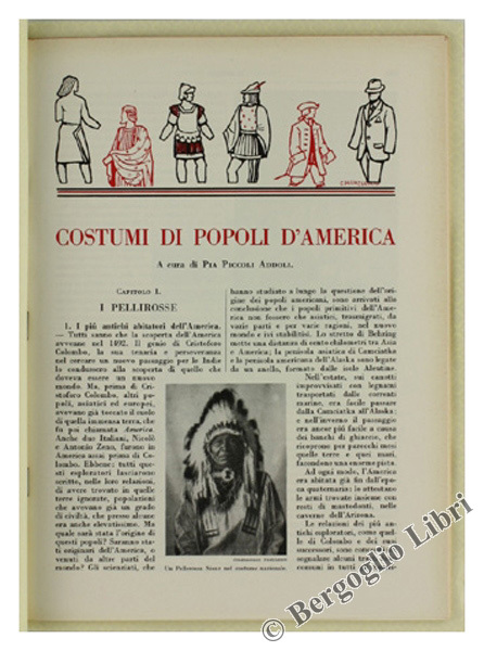 COSTUMI DI POPOLI D'AMERICA.