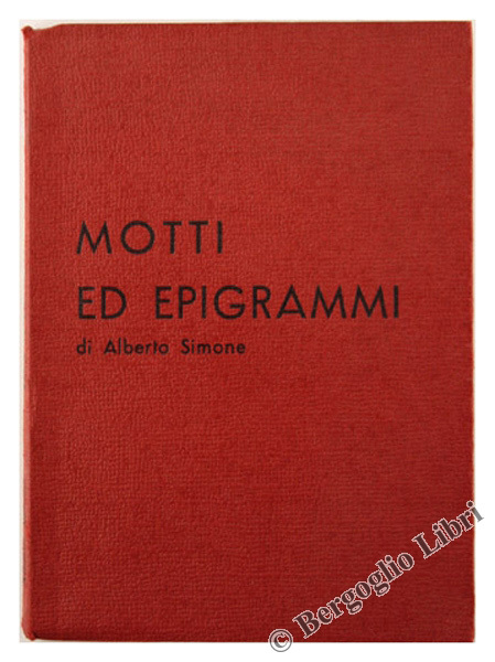 MOTTI ED EPIGRAMMI.