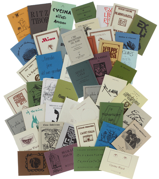 EX-LIBRIS D'ARTISTA dedicati a Mario Defilippis. Collezione di 46 libretti.