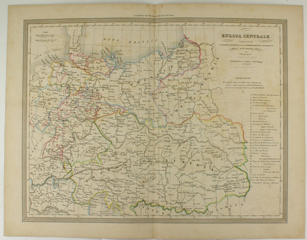 EUROPA CENTRALE comprendendo l'Austria la Prussia la Confederazione Germanica e …