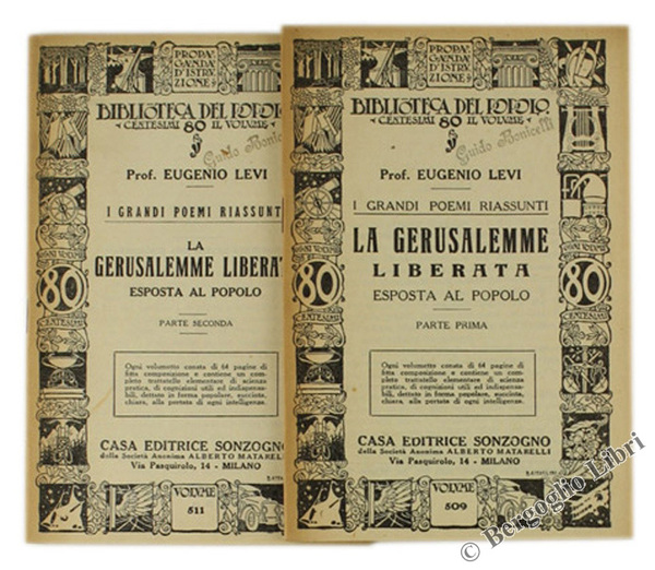 LA GERUSALEMME LIBERATA ESPOSTA AL POPOLO.