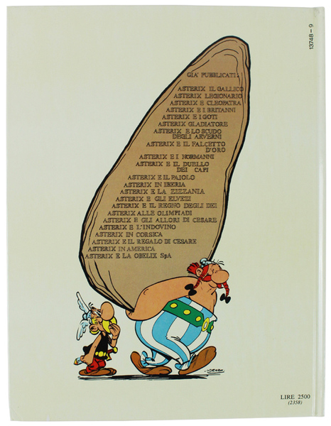 ASTERIX E LA OBELIX SPA. [come nuovo]