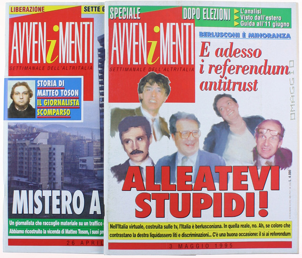 AVVENIMENTI. Settimanale dell'altritalia. Anno VIII - N. 15 e 16.