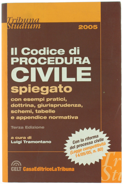 IL CODICE DI PROCEDURA CIVILE spiegato con esempi pratici, dottrina, …