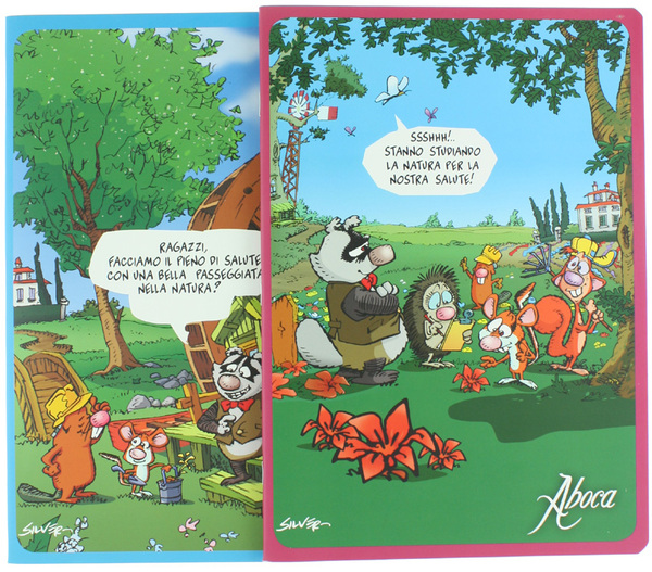 DUE QUADERNONI ABOCA NUOVI.