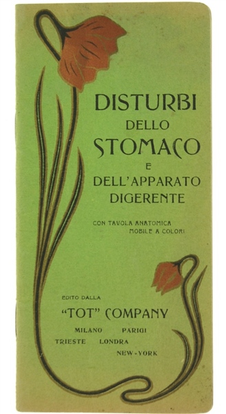 DISTURBI DELLO STOMACO E DELL'APPARATO DIGERENTE con tavola anatomica mobile …