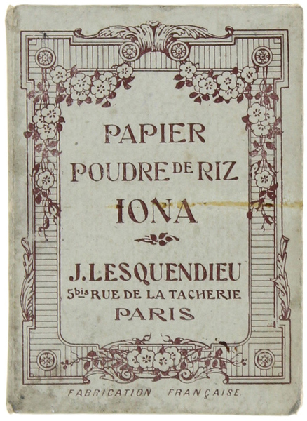 PAPIER POUDRE DE RIZ IONA.