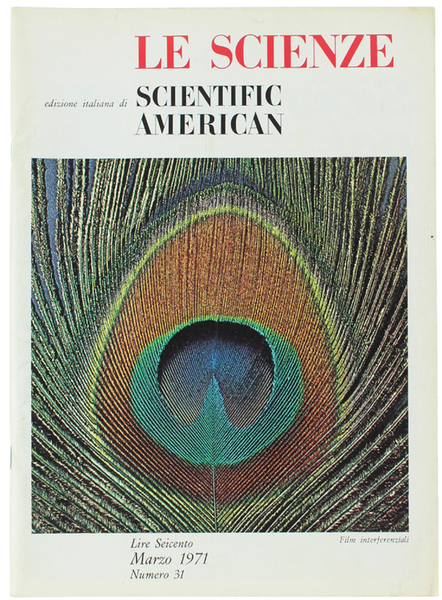 LE SCIENZE N. 31, III/1971: contiene: EMBRIONI UMANI IN LABORATORIO.
