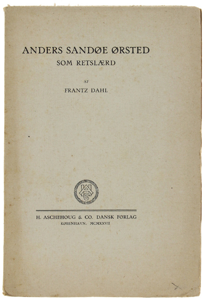 ANDERS SANDOE ORSTED SOM RETSLAERD.