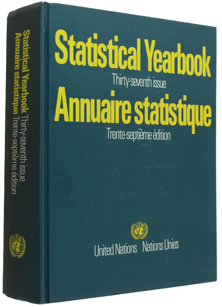 STATISTICAL YEARBOOK Thirty-seventh issue -1988/89 - ANNUAIRE STATISTIQUE Trente-septième édition. …