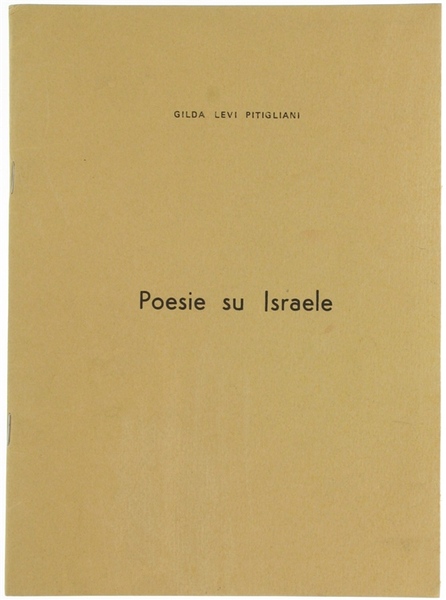 POESIE SU ISRAELE.