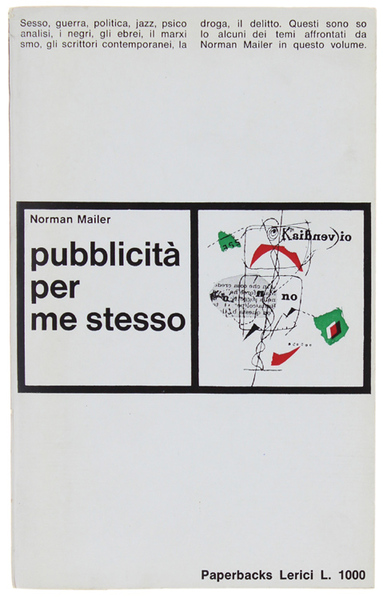 PUBBLICITA' PER ME STESSO.