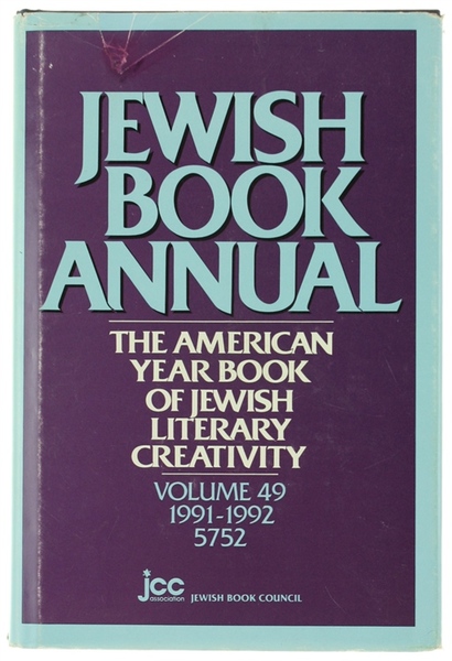 JEWISH BOOK ANNUAL. Volume 49. 1991-1992 / 5752.