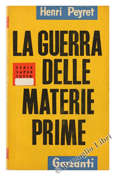 LA GUERRA DELLE MATERIE PRIME.