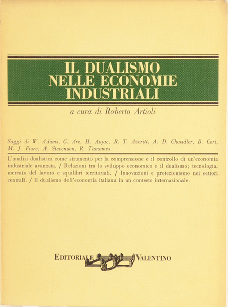 IL DUALISMO NELLE ECONOMIE INDUSTRIALI.