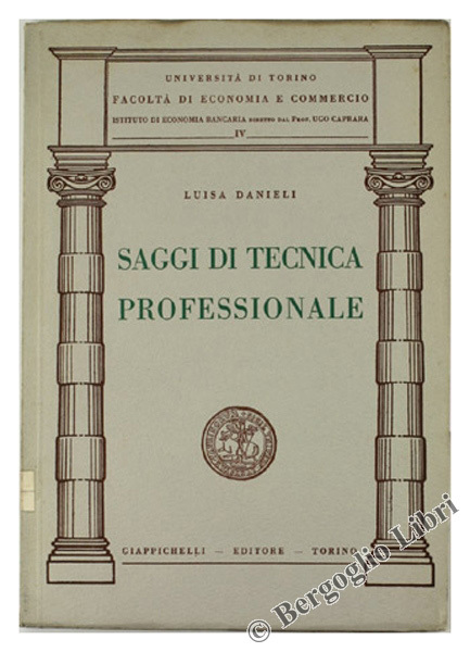 SAGGI DI TECNICA PROFESSIONALE.
