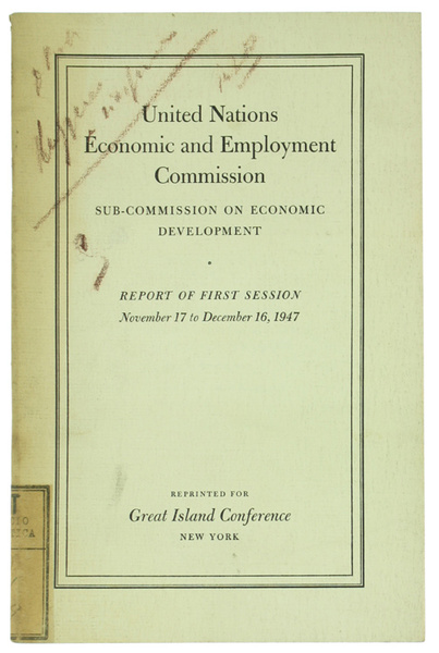 UNITED NATIONS ECONOMIC AND EMPLOYMENT COMMISSION - SUB-COMMISSION ON ECONOMIC …