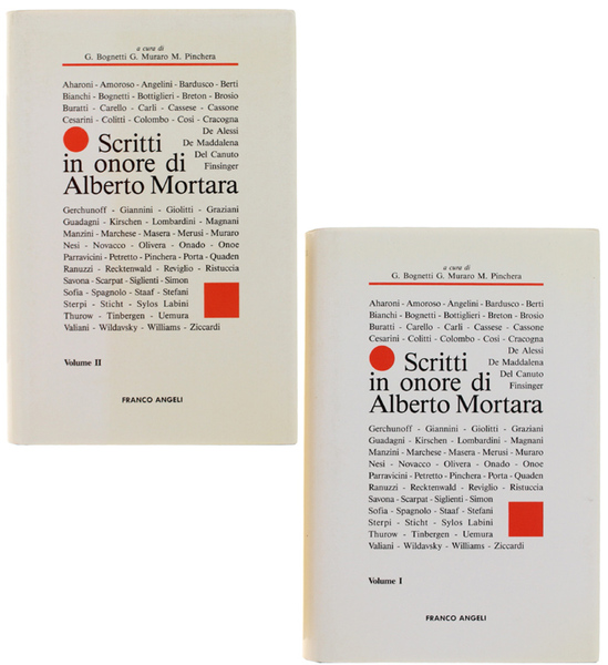 SCRITTI IN ONORE DI ALBERTO MORTARA. Volume I - Volume …